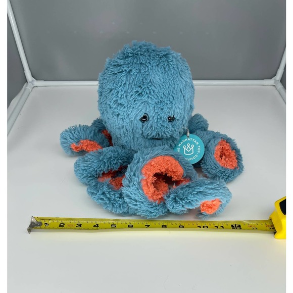 Manhattan Toy Dusty Blue Octopus 12" Ocean Sea Life Stuffed Animal Toy* - Picture 12 of 12